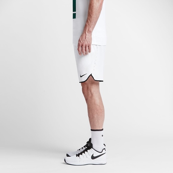 Nike Court Flex Men’s 9” Woven Tennis Shorts White - Picture 4 of 7